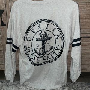 Emerald Coast Destin Florida Gray long sleeve